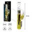 Vibrador rotativo dorado con control de rotacion y velocidades